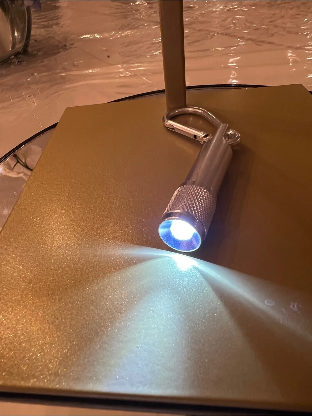 LED Flashlight Keychain Bag Charm – Choose Your Color | Purse Accessory